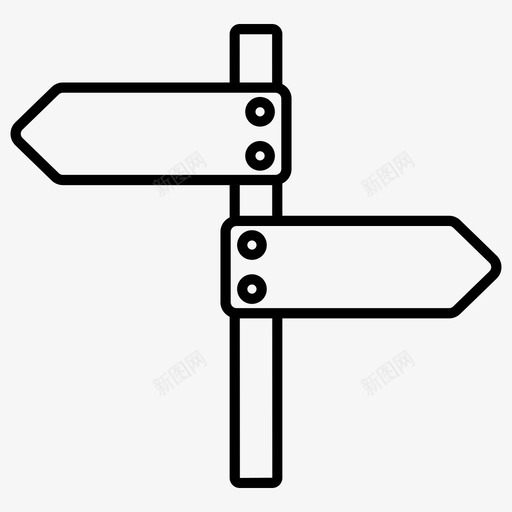 标志牌指示牌方向标志svg_新图网 https://ixintu.com 路标 标志牌 指示牌 方向 标志 旅游 机场