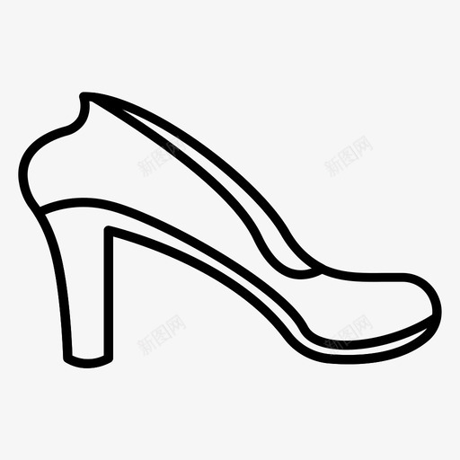 鞋时尚女鞋svg_新图网 https://ixintu.com 时尚 女鞋 鞋类 高跟鞋 系列