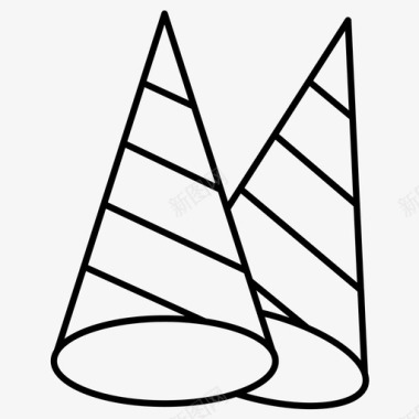 生日生日帽活动管理常规系列330图标