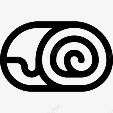 巧克力卷巧克力3直线型图标