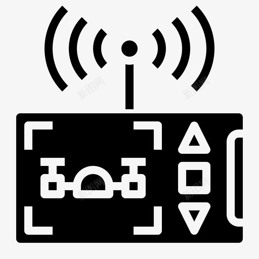 应用飞行器2实心svg_新图网 https://ixintu.com 应用 飞行器 实心