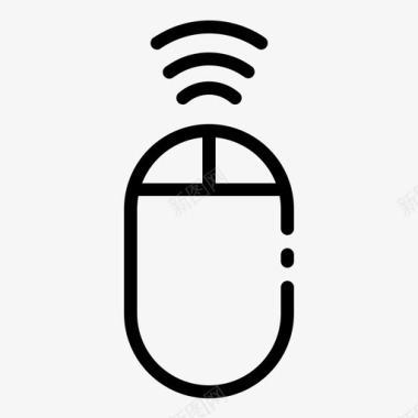 鼠标数字技术物联网图标