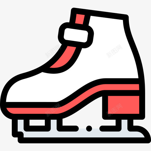 溜冰鞋加拿大25线性颜色svg_新图网 https://ixintu.com 溜冰鞋 加拿大 线性 颜色