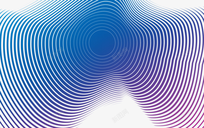 圆圈纹理抽象的插图png免抠素材_新图网 https://ixintu.com 蓝色 背景 曲线 围圈 图形 图 设计 设置 艺术 装饰