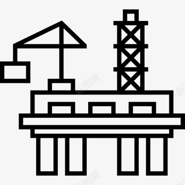 石油工业过程47线性图标