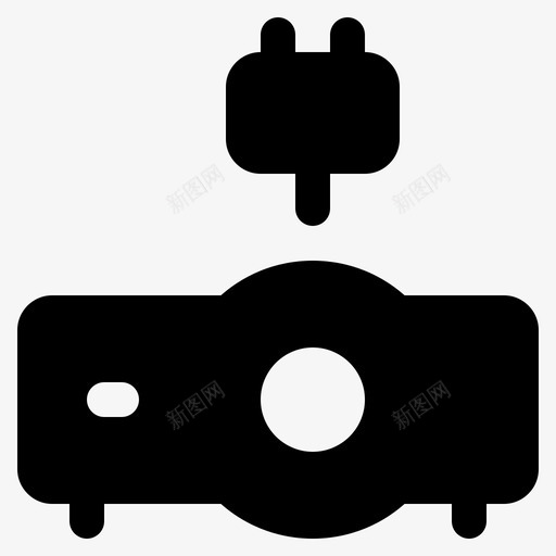 投影仪插件会议办公室svg_新图网 https://ixintu.com 投影仪 插件 会议 办公室 演示 研讨会 固态