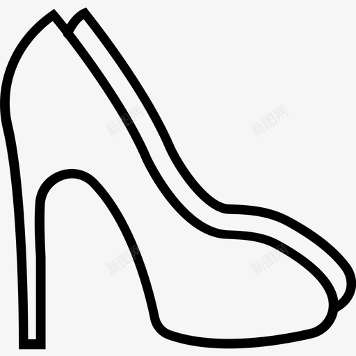 女鞋高跟鞋女士svg_新图网 https://ixintu.com 女鞋 高跟鞋 女士 健康 美丽