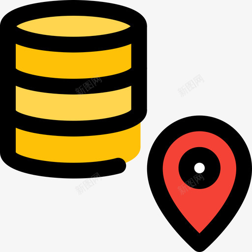 位置web应用程序数据库4线性颜色svg_新图网 https://ixintu.com 位置 web 应用程序 数据库 线性 颜色