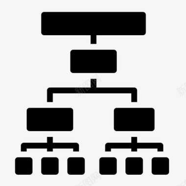 组织业务和财务协作图标