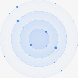 圆圆圈圈框框多彩边框圆形科技感蓝色边框高清图片