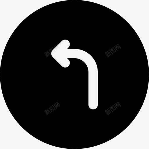 左转箭头89加油svg_新图网 https://ixintu.com 左转 箭头 加油