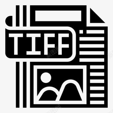 tiff文件应用程序图像图标