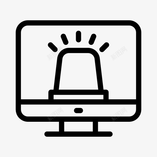 屏幕紧急警报警报lcdsvg_新图网 https://ixintu.com 警报 屏幕 紧急 lcd 互联网 安全线 字形