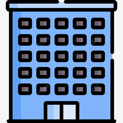 建筑城市28号楼线颜色svg_新图网 https://ixintu.com 建筑 城市 28号楼 颜色