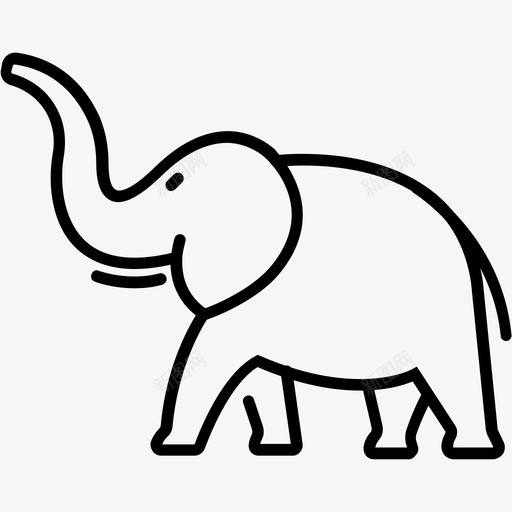 大象鳄鱼生态旅游svg_新图网 https://ixintu.com 大象 鳄鱼 生态旅游