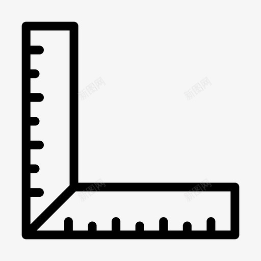 标尺构造度量svg_新图网 https://ixintu.com 构造 标尺 度量 比例 工具 线下 图示