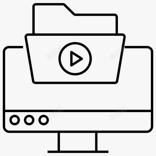 视频文件夹电影集合电影文件svg_新图网 https://ixintu.com 视频 文件夹 电影 文件 集合 网络 通信线路 图标
