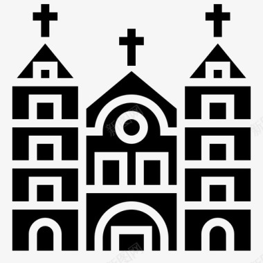 西贡notredame巴西利卡大教堂图标