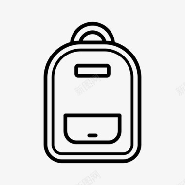 书包背包笔记本电脑包图标