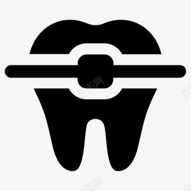 牙套牙科诊所牙医图标