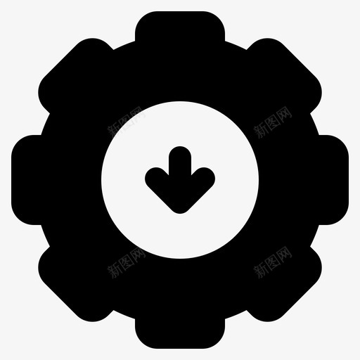 设置下载首选项编程svg_新图网 https://ixintu.com 设置 下载 首选项 编程 进度 服务 notif solid