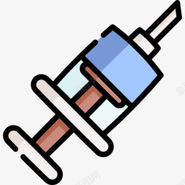 疫苗药剂学78线性颜色图标
