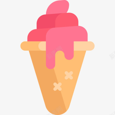冰淇淋冰淇淋店46号公寓图标
