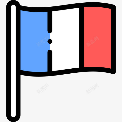 法国法国12线性颜色svg_新图网 https://ixintu.com 法国 线性 颜色