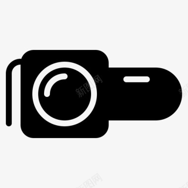 手持式摄像头摄像机录音机图标