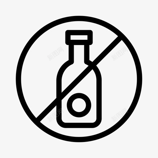 停酒饮酒不允许svg_新图网 https://ixintu.com 停酒 饮酒 不允许 限制 健康 生活方式 线雕文