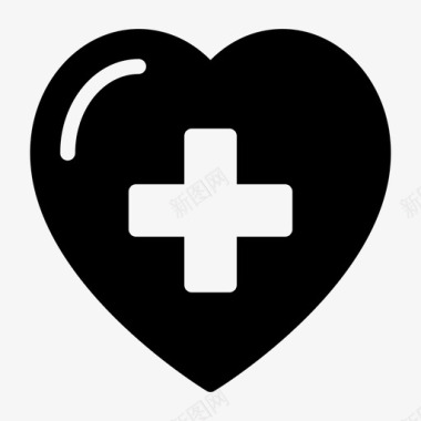 心脏生命健康医疗图标