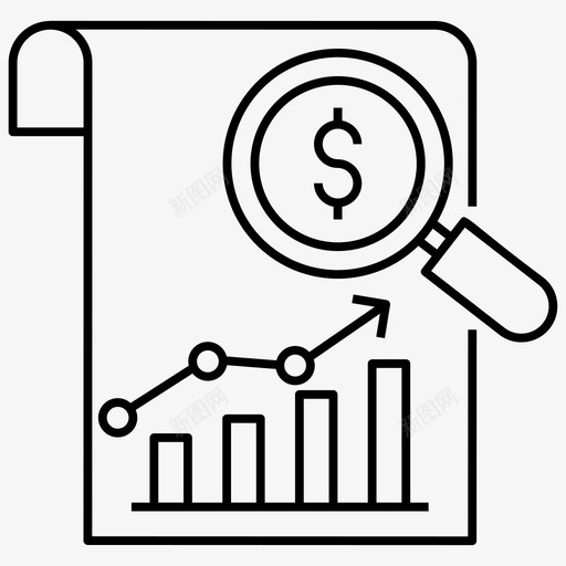 销售分析业务分析数据分析svg_新图网 https://ixintu.com 分析 销售 业务 数据分析 财务分析 市场调查 购物 电子商务 线路 图标