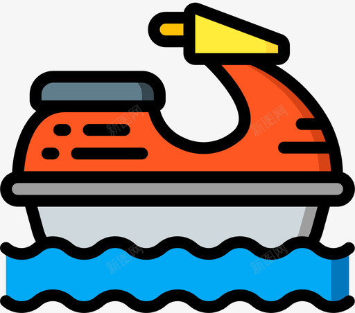 摩托艇夏季运动会3线性颜色svg_新图网 https://ixintu.com 摩托艇 夏季 运动会 线性 颜色