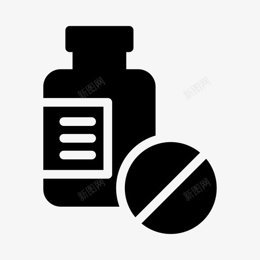 药丸罐剂量药品svg_新图网 https://ixintu.com 药丸 药品 剂量 药片 健康 生活方式 铭文