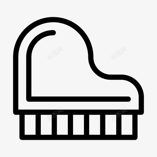 钢琴乐器媒体svg_新图网 https://ixintu.com 媒体 钢琴 乐器 音乐 瓷砖 线条 符号