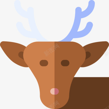 鹿美国30平坦图标