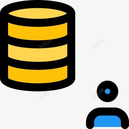 管理员web应用程序数据库4线性颜色svg_新图网 https://ixintu.com 管理员 web 应用程序 数据库 线性 颜色