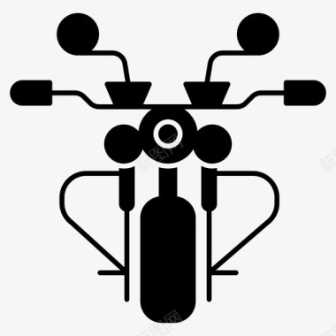 摩托车自行车两轮图标