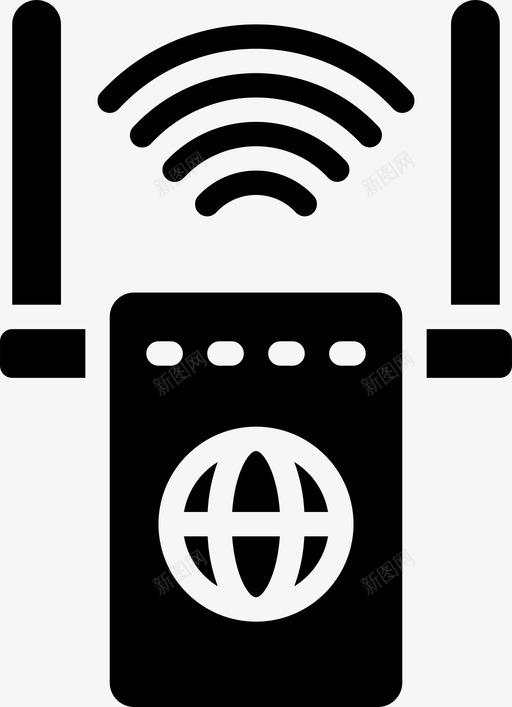 Wifi无线3填充svg_新图网 https://ixintu.com Wifi 无线 填充