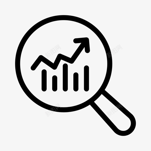 搜索增长图营销搜索引擎优化svg_新图网 https://ixintu.com 搜索 增长 营销 搜索引擎 优化 web seoa 线图 图示
