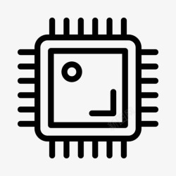 工程线条cpu芯片gpu硬件高清图片