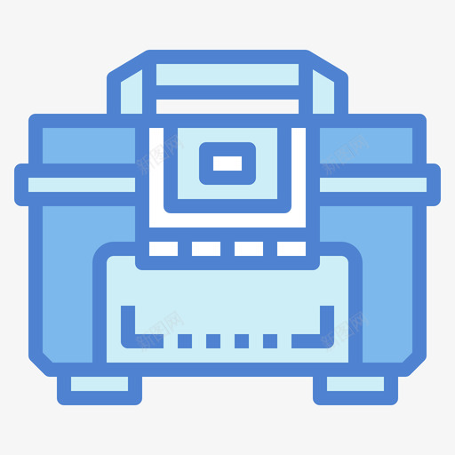 工具箱电工20蓝色svg_新图网 https://ixintu.com 工具箱 电工 蓝色