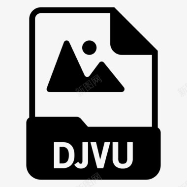 djvu文件扩展名图标