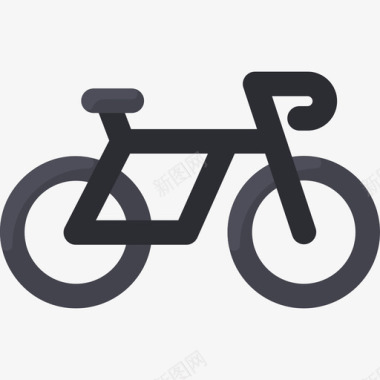 自行车运输187扁平图标