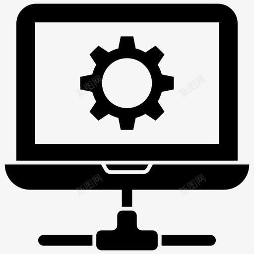 网络管理连接设置网络配置svg_新图网 https://ixintu.com 网络 网络管理 设置 连接 配置 网络维护 通信 字形 图标