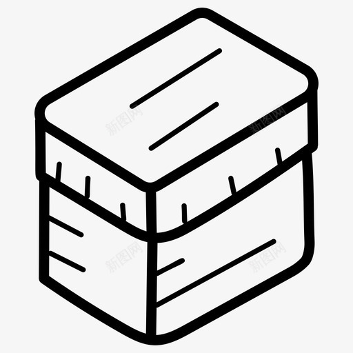 餐盒图纸板容器svg_新图网 https://ixintu.com 餐盒 食品 纸板 容器 纸盒 午餐 饮料 手绘 图标
