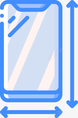 智能手机ui概念2蓝色图标