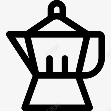 咖啡机家用电器31线性图标
