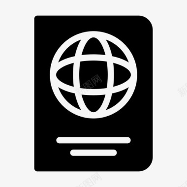 护照卡身份证图标