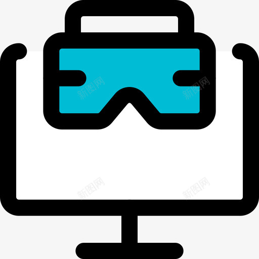 Vr游戏虚拟现实123线性彩色svg_新图网 https://ixintu.com Vr 游戏 虚拟现实 线性 彩色